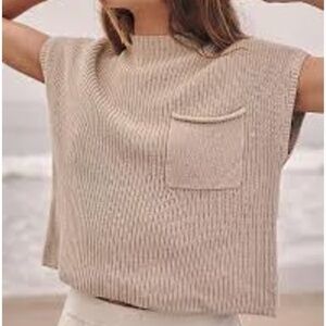 Pretty Garden | Knit Sleeveless Vest | Size Small